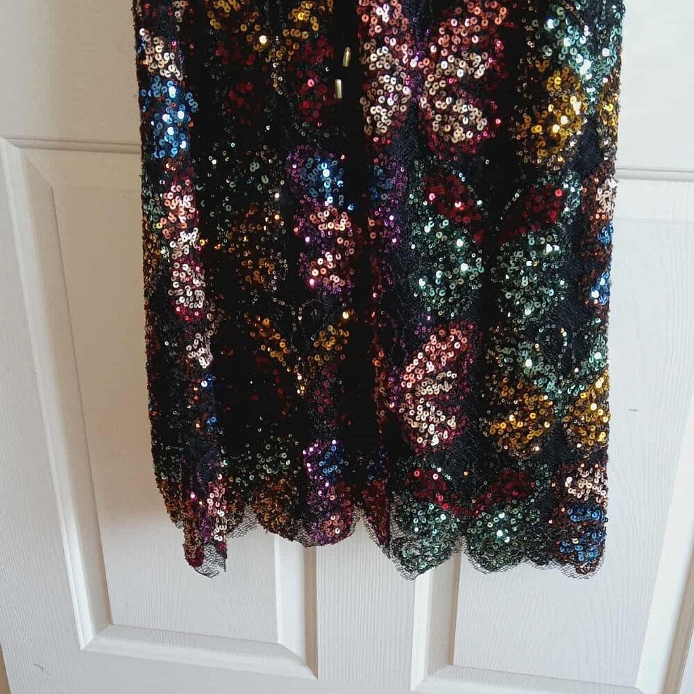 Free People Multicolor Sequin Mini Dress - Picture 6 of 9